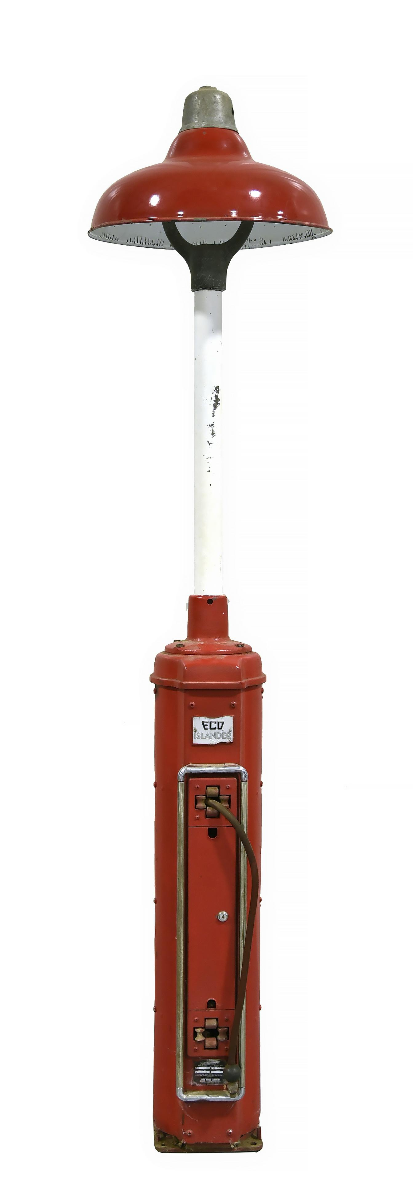 Eco Islander Gas Station Air Meter with Porcelain Light Sep 05, 2020