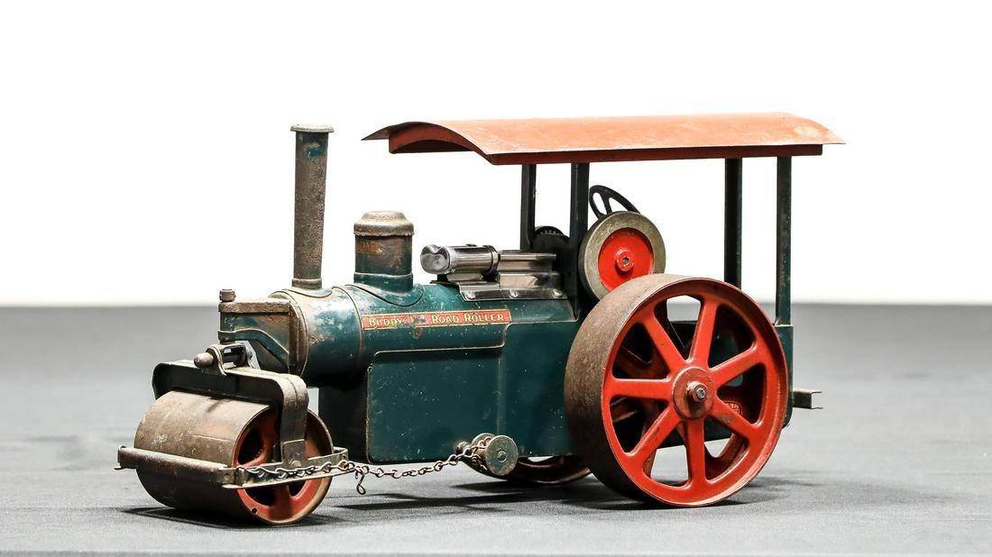 Buddy L Road Roller Pressed Steel Toy #209 (1 of 11)