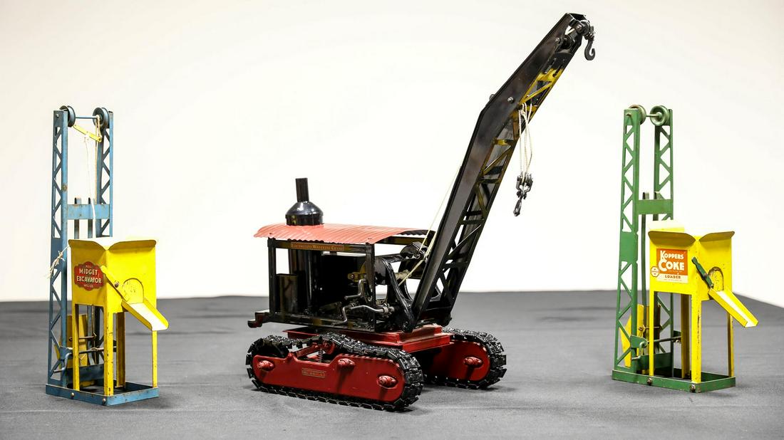 Buddy L Locomotive Wrecking Crane & Two Coke/Dirt (1 of 11)