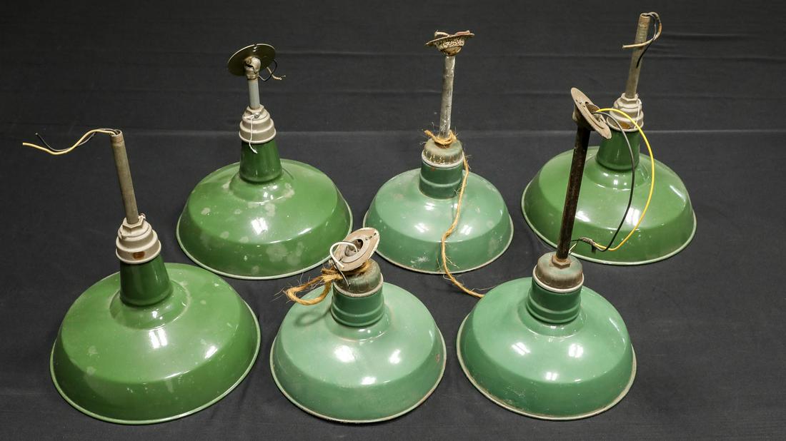 Vintage green porcelain light fixtures outlet