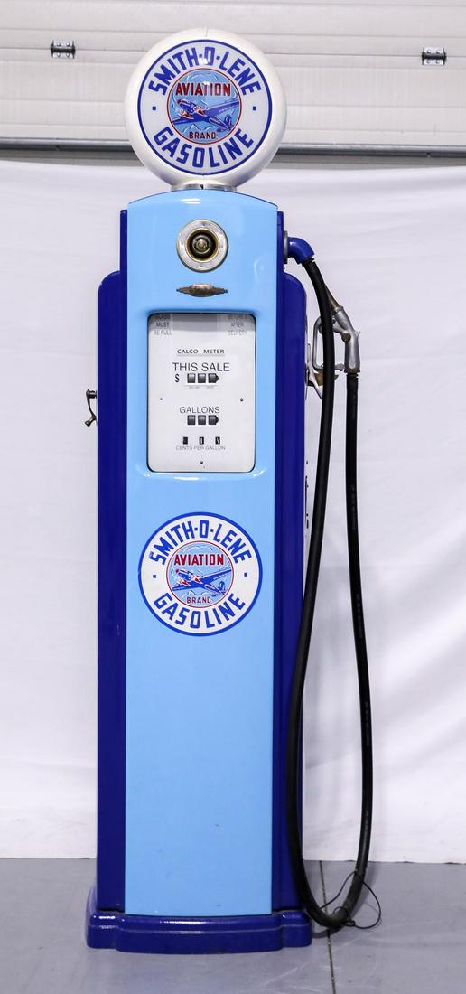 Bennett Model 541 Restored SMITH-O-LENE Gas Pump and (1 of 8)