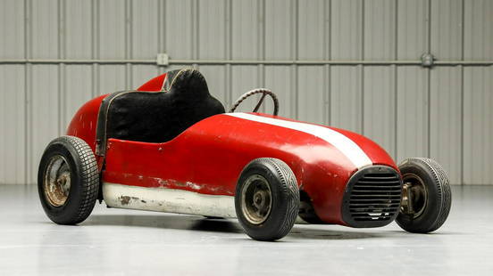 1950s Quarter Midget Racing Car: 1950s Quarter Midget Racing Car - Offered Without Reserve - Countless professional racing champions from the 1950s and into the 1980s, got their start as children in the world of go-karting and quarte