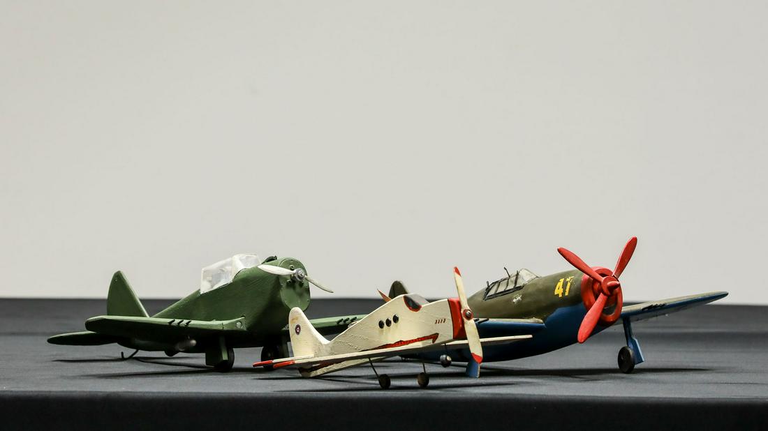 Collection of Three Single Engine WWII Era Planes (1 of 10)
