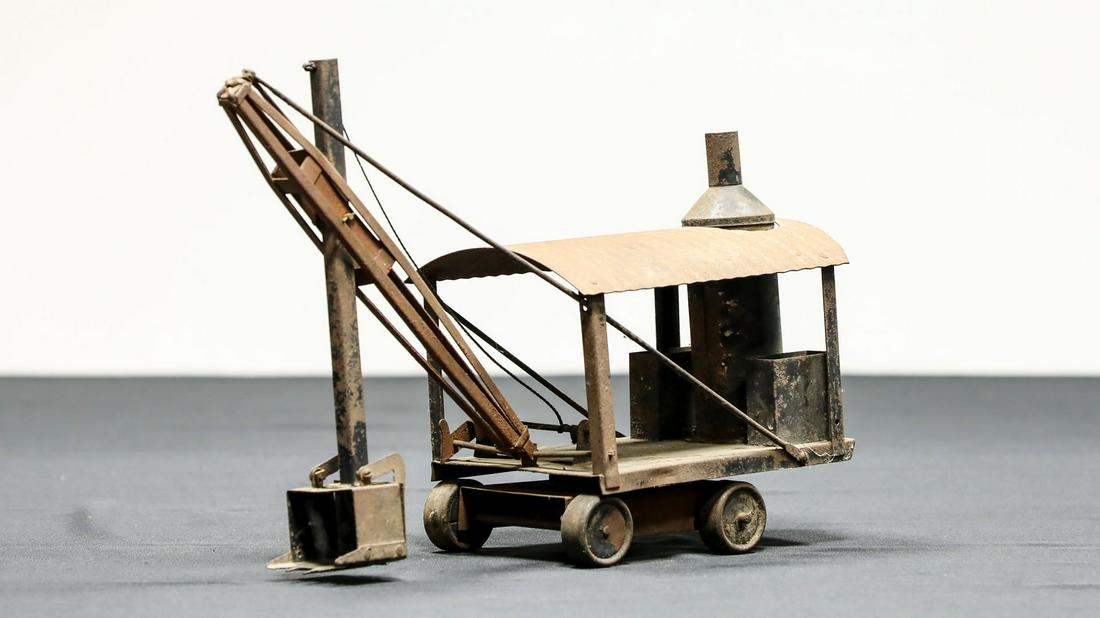Structo Steam Shovel Excavator Late 1920s Pressed Steel (1 of 9)