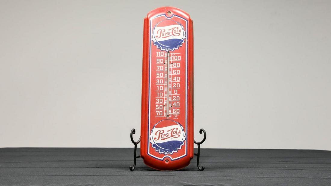 Fantasy Pepsi-Cola Thermometer Advertising Sign (1 of 2)