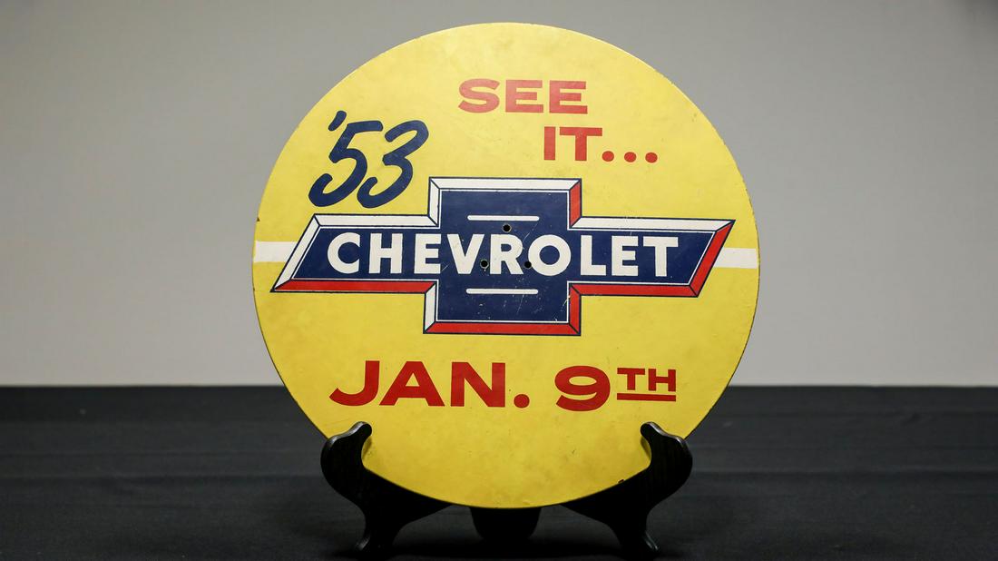1953 Chevrolet Introduction Sign (1 of 4)