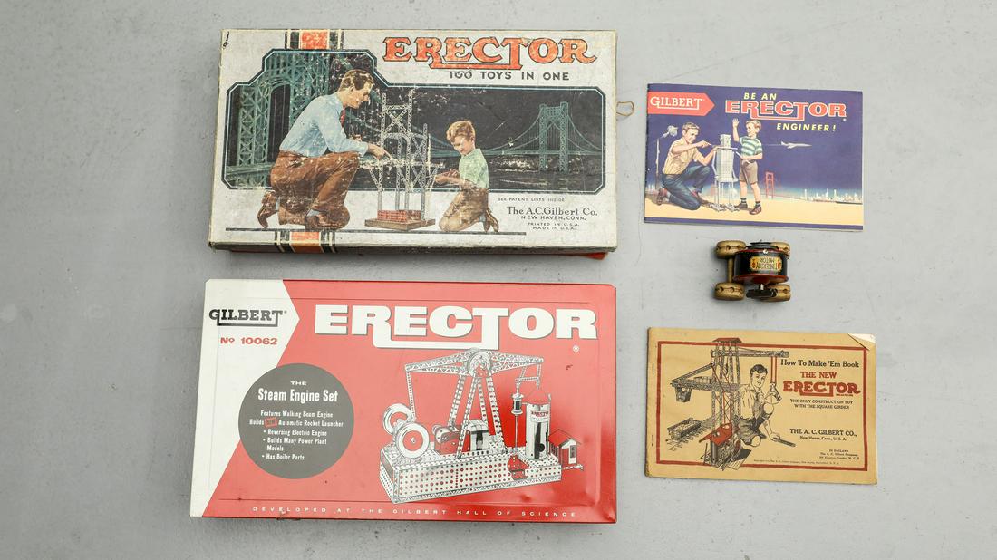 1940s-1950s Collection of Two A. C. Gilbert Erector (1 of 9)