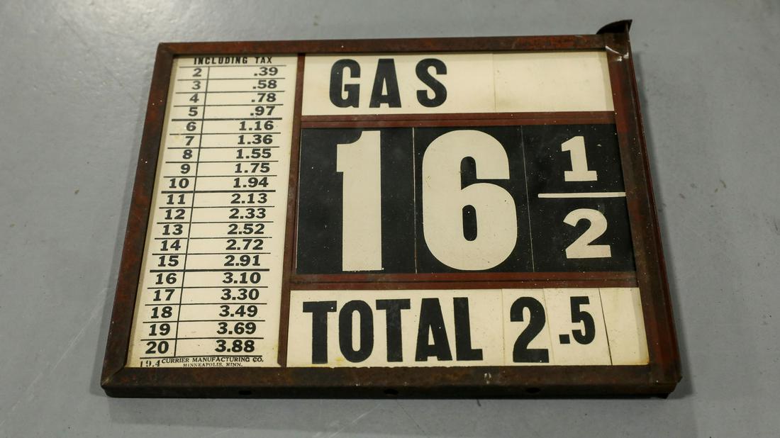 Gasoline Price Board (1 of 2)
