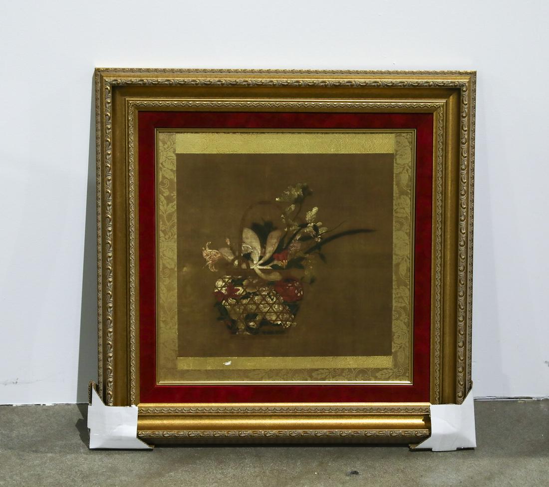 Basket Filled With Flowers (1 of 1)