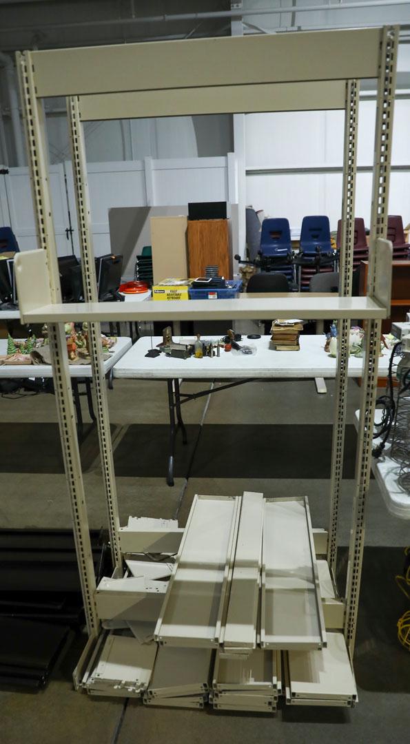 Metal Library Shelving Units, Two (1 of 2)