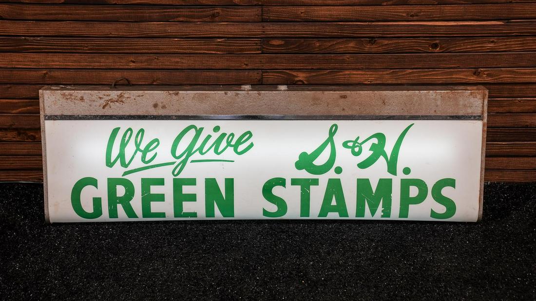 1960s We Give S&H Green Stamps 1960s Ceiling Mounted (1 of 9)