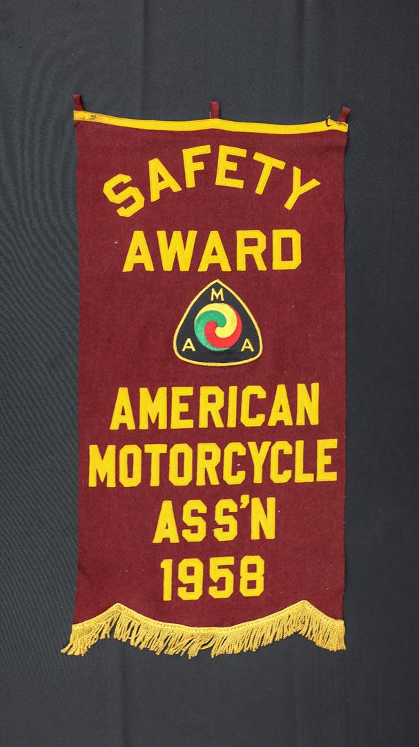 1958 AMA Safety Award Banner (1 of 4)