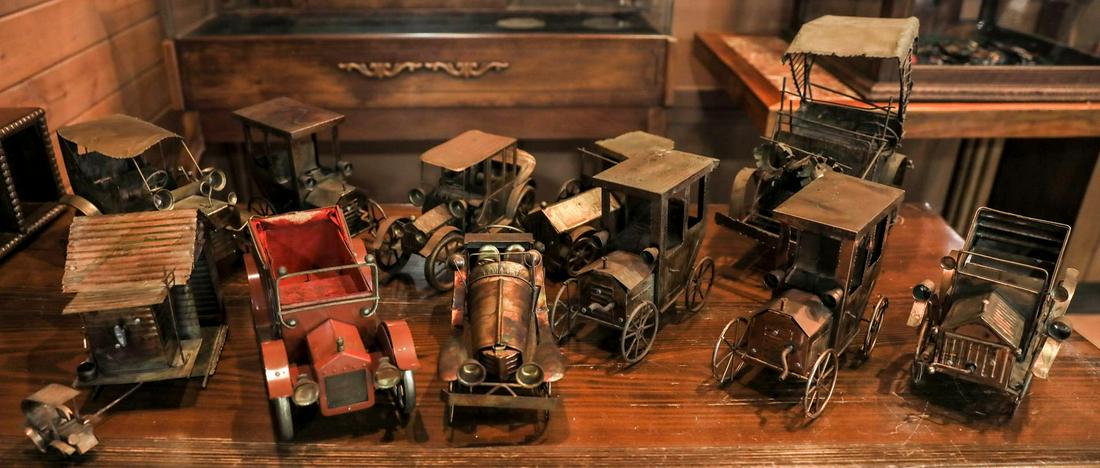 Collection of Tin Car Music Boxes (1 of 9)