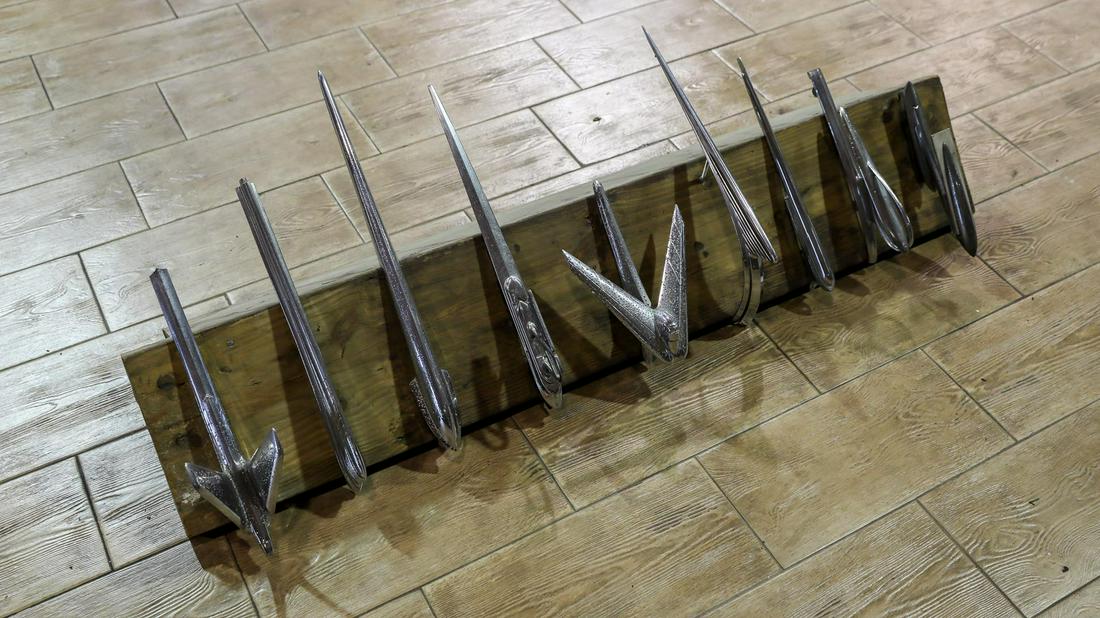 Five 1940s-1950s Oldsmobile Hood Ornaments (1 of 5)