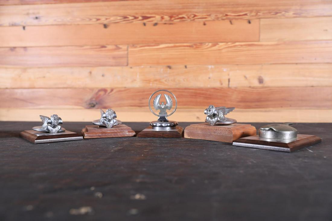 Five Radiator Mascots-Ornaments (1 of 3)
