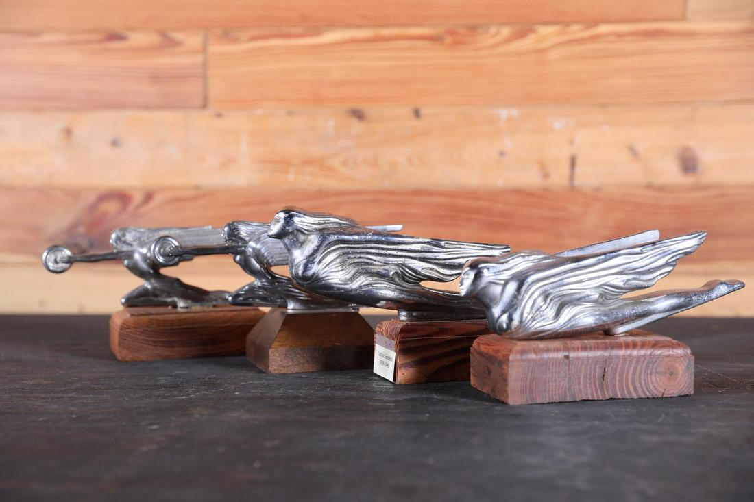 Four Cadillac and Packard Mascots-Ornaments (1 of 2)