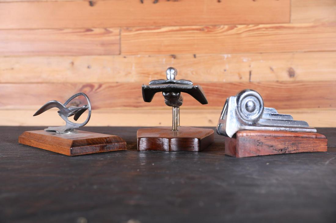 Three Hood Ornaments (1 of 2)