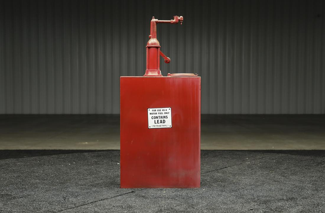 Standard Oil LubesterOil Tank and Pump, Model (0069) on Dec