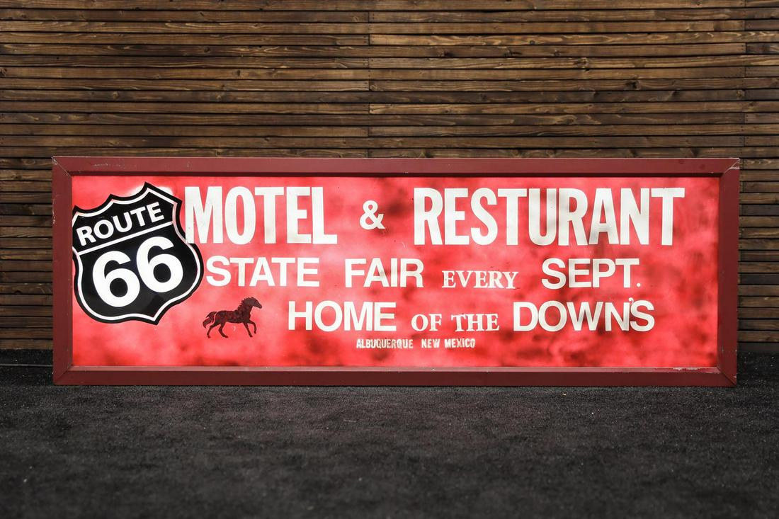 Route 66 Motel and Restaurant Sign (1 of 3)