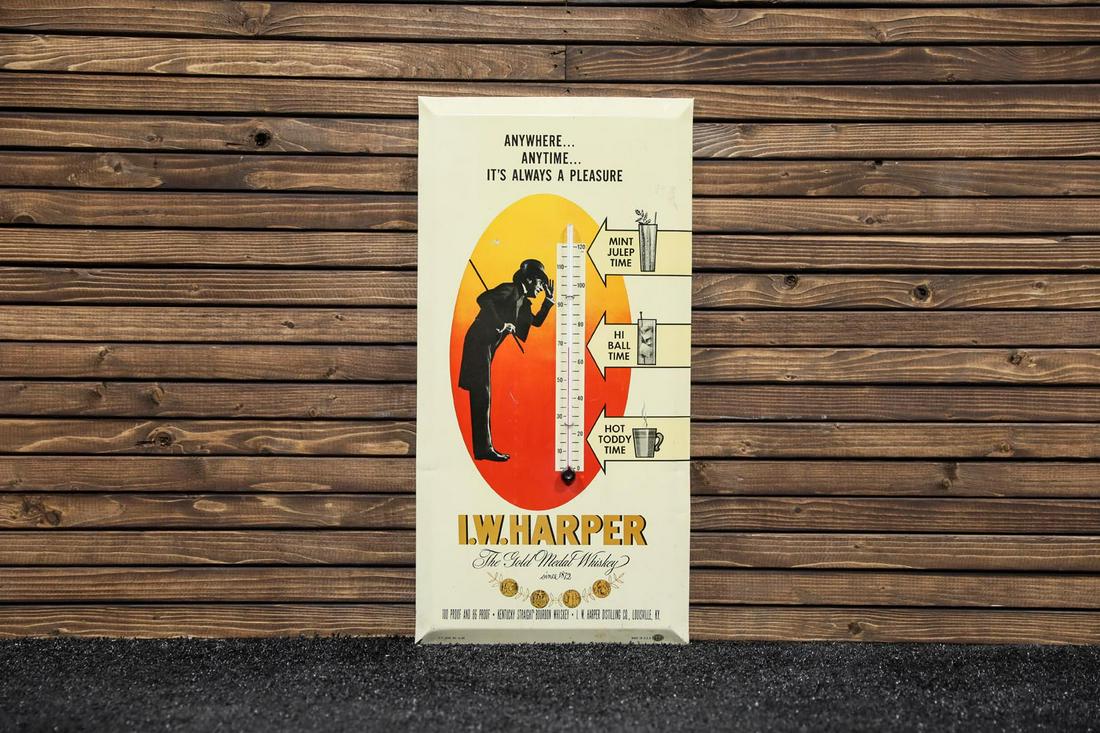 Circa Early 1970s L.W. Harper Whiskey Thermometer (1 of 5)