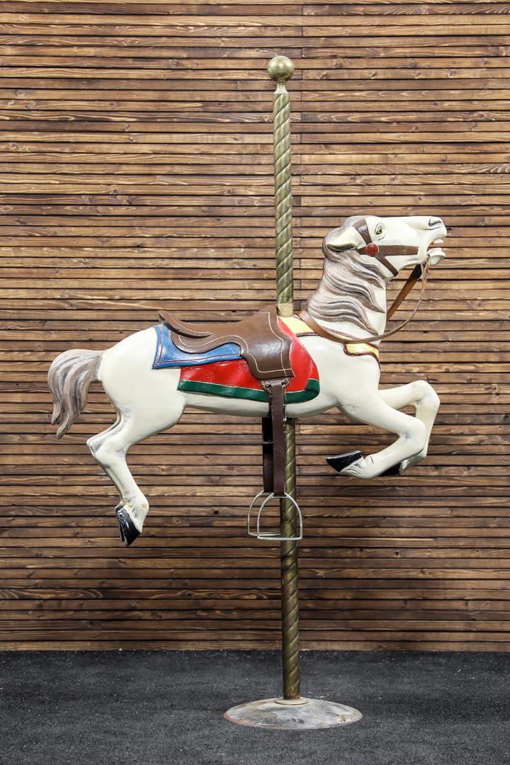 Carousel Horse on Brass Pole (1 of 4)