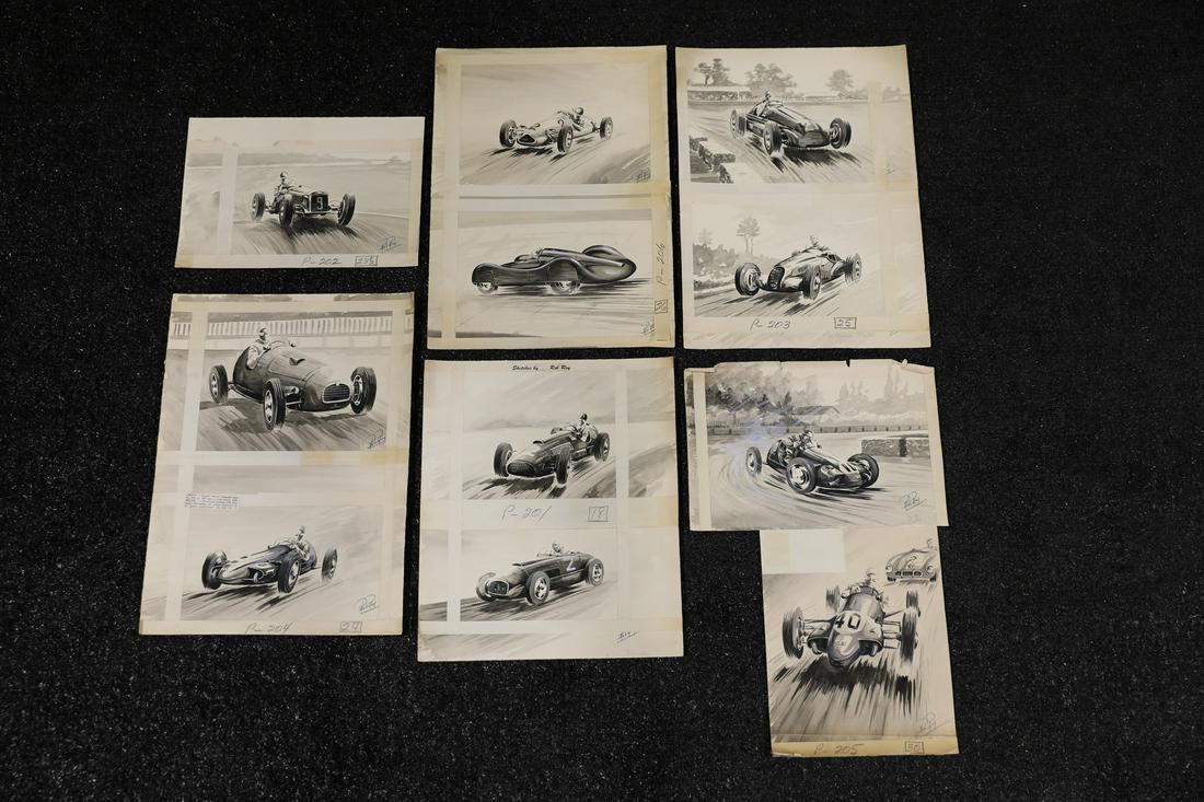 Collection of Original Racing Artwork by Rob Roy (1 of 20)