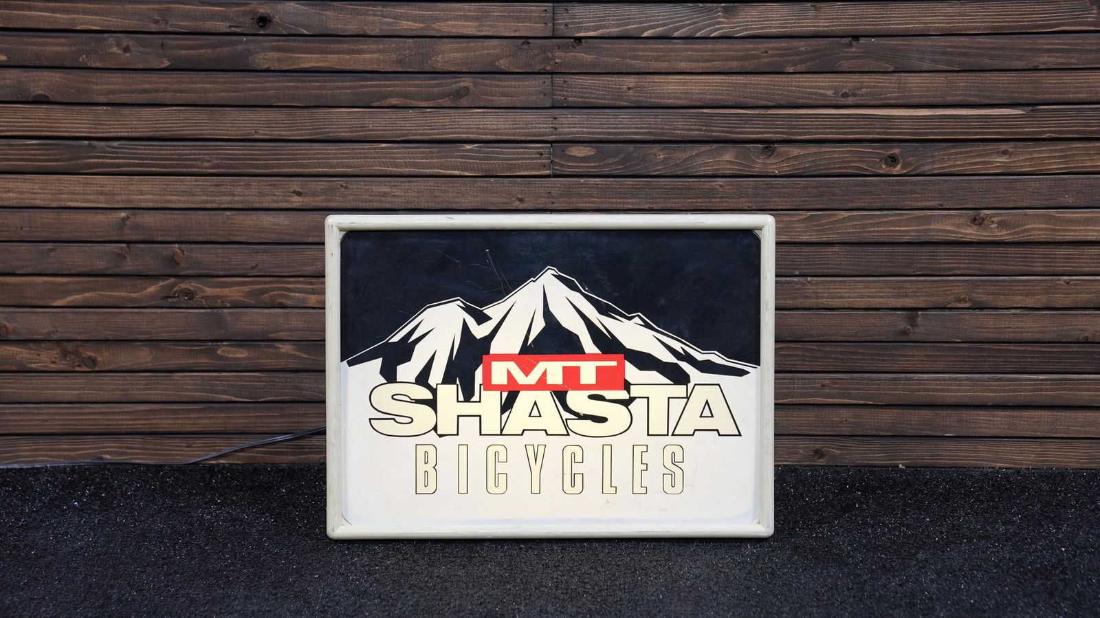 Mt. Shasta Bicycles Lighted Sign (1 of 6)