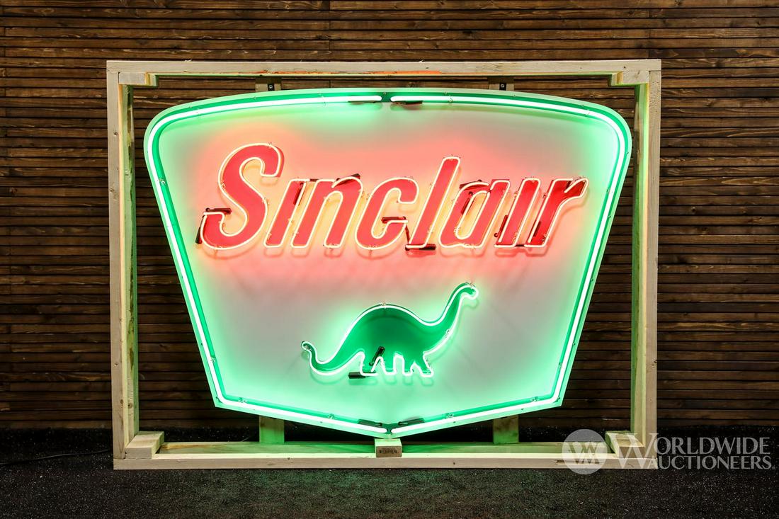 Sinclair Gasoline Dinosaur Neon Sign - Sep 03, 2022 | Worldwide Auctioneers  in IN