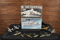 Lot of 2 Model Plane Kits and 10 Model Planes