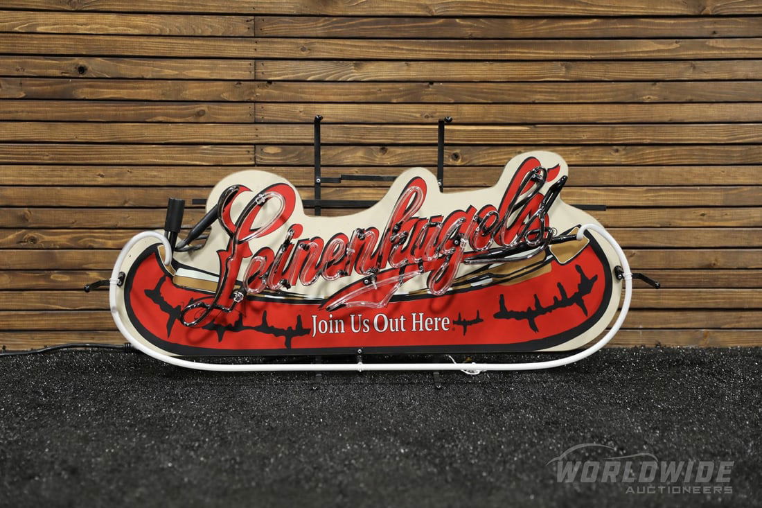 Leinenkugel's Beer Canoe Neon Sign (1 of 2)