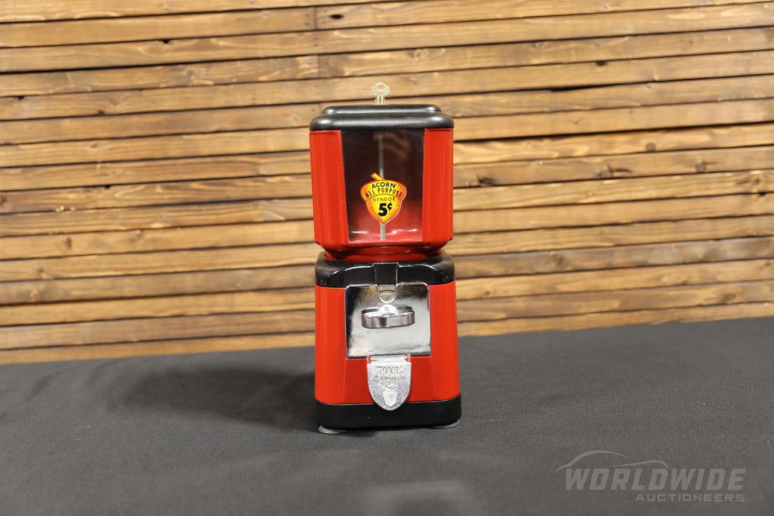 Acorn Nickel Vending Machine with Key (1 of 13)