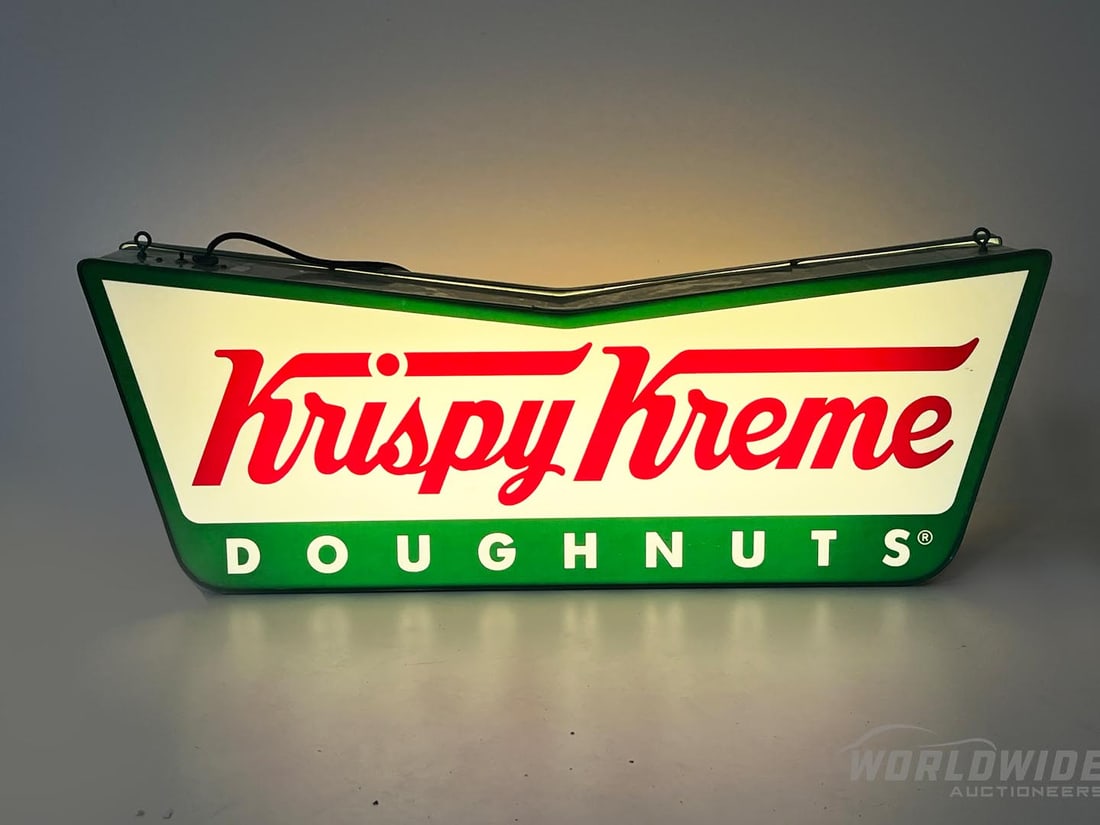 Krispy Kreme Doughnuts Double-Sided Lighted Sign (1 of 2)