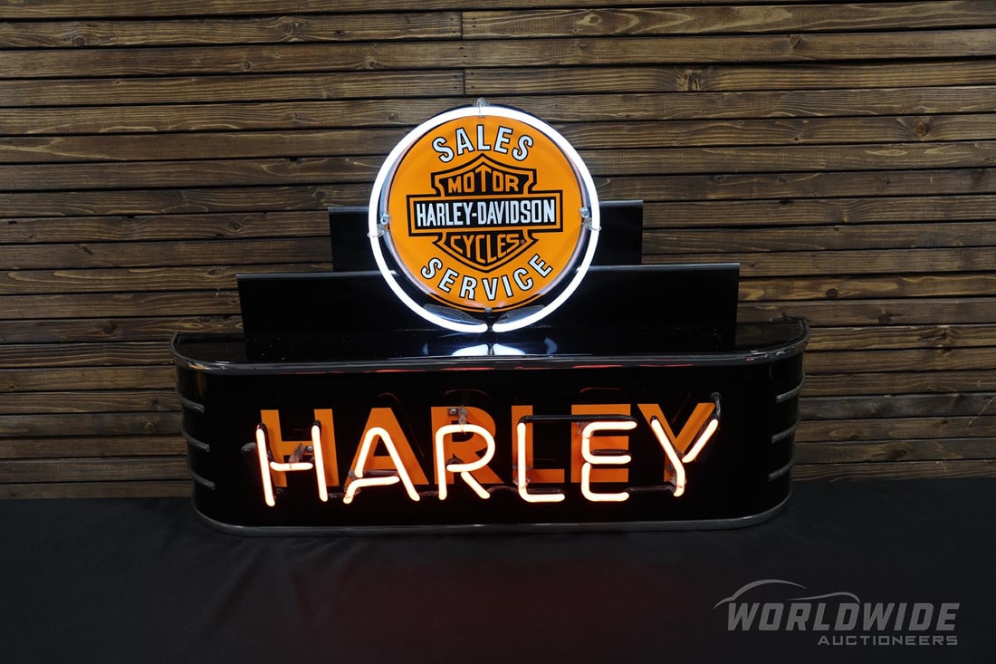 Harley-Davidson Countertop Neon Sign - Reproduction (1 of 8)