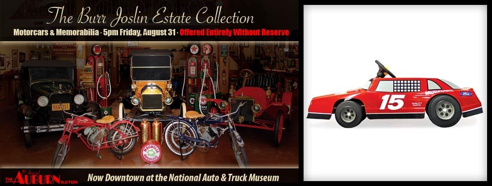 Ford Thunderbird "Geoff Bodine" NASCAR Pedal Car: Ford promotional piece - dealership decoration from Jack Ross Ford Lincoln Mercury - Tempe, Arizona