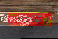 1950s Drink Coca-Cola Tin Sign