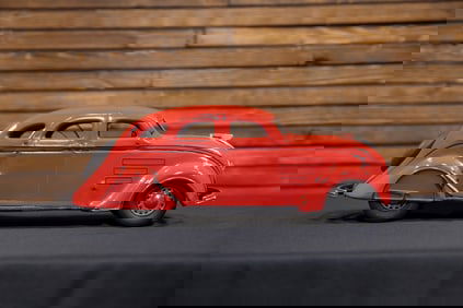 Chrysler Airflow Sedan Wind-up Pressed Steel Toy by CorCor