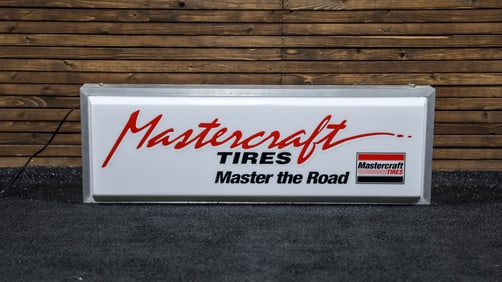 Mastercraft Tires Double-Sided Lighted Sign