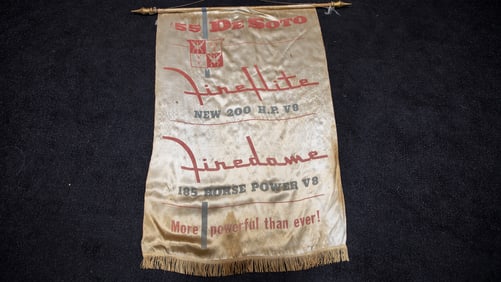 1955 DeSoto Fireflite-Firedome Showroom Banner