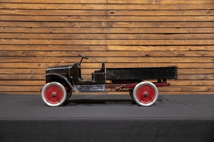 Pressed Steel Open Cab Dump Truck by Buddy L - Original