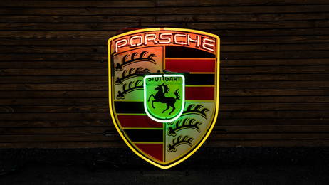 Custom Porsche Logo Neon Sign