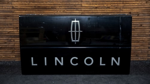 1990's Lincoln Dealership Lighted Sign