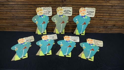 c. 1941 Chevrolet Showroom Service Reminder Set