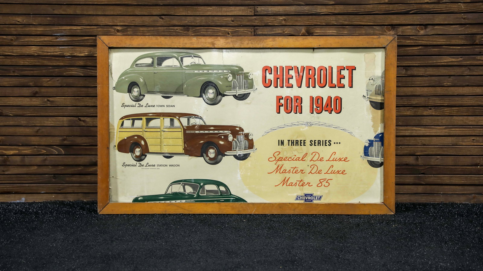 1940 Chevrolet Showroom Poster - Framed (1 of 3)