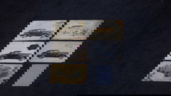 Pre-War Buick Showroom Posters and 1953 Anniversary Booklet: Pre-War Buick Showroom Posters and 1953 Anniversary Booklet - Offered Without Reserve ---- ITEM IS LOCATED IN Auburn, IN ITEMS MUST BE PAID FOR AND REMOVED 5 DAYS AFTER THE AUCTION DATE. ANY ITEMS