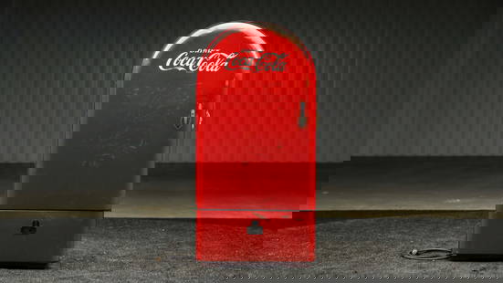 Coca-Cola Jacobs Model ISC-160 Dispenser-Cooler: Coca-Cola Jacobs Model ISC-160 Dispenser-Cooler - Offered Without Reserve ---- ITEM IS LOCATED IN Auburn, IN ITEMS MUST BE PAID FOR AND REMOVED 5 DAYS AFTER THE AUCTION DATE. ANY ITEMS LEFT AFTER