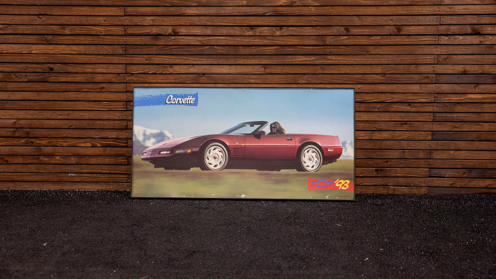 1993 Chevrolet Corvette Convertible Showroom Poster (1 of 2)