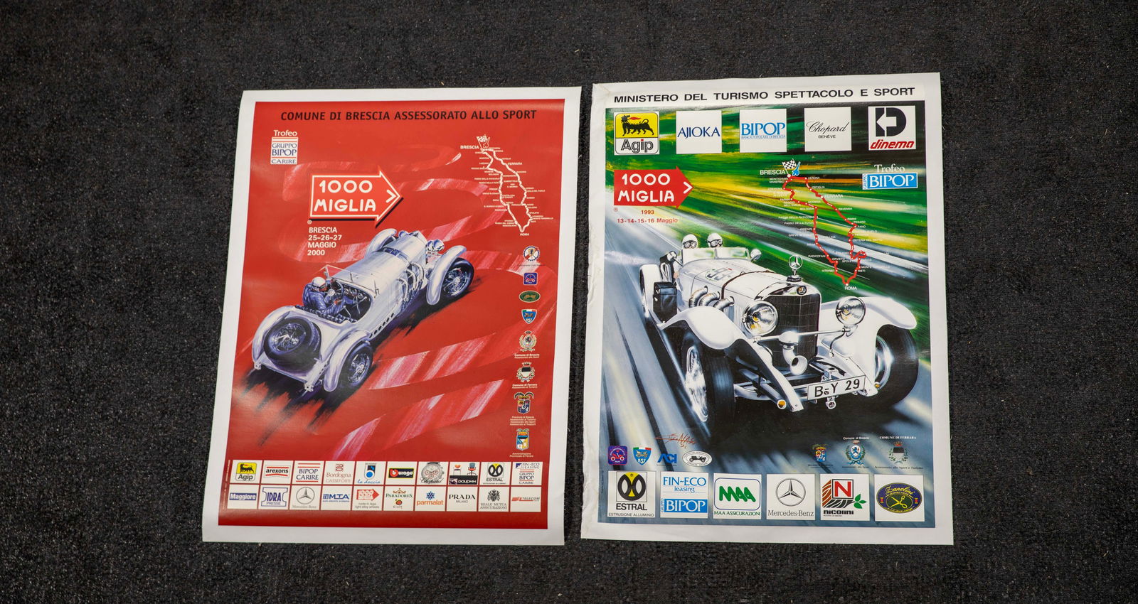 1993 and 2000 Mille Miglia Official Event Posters (1 of 17)