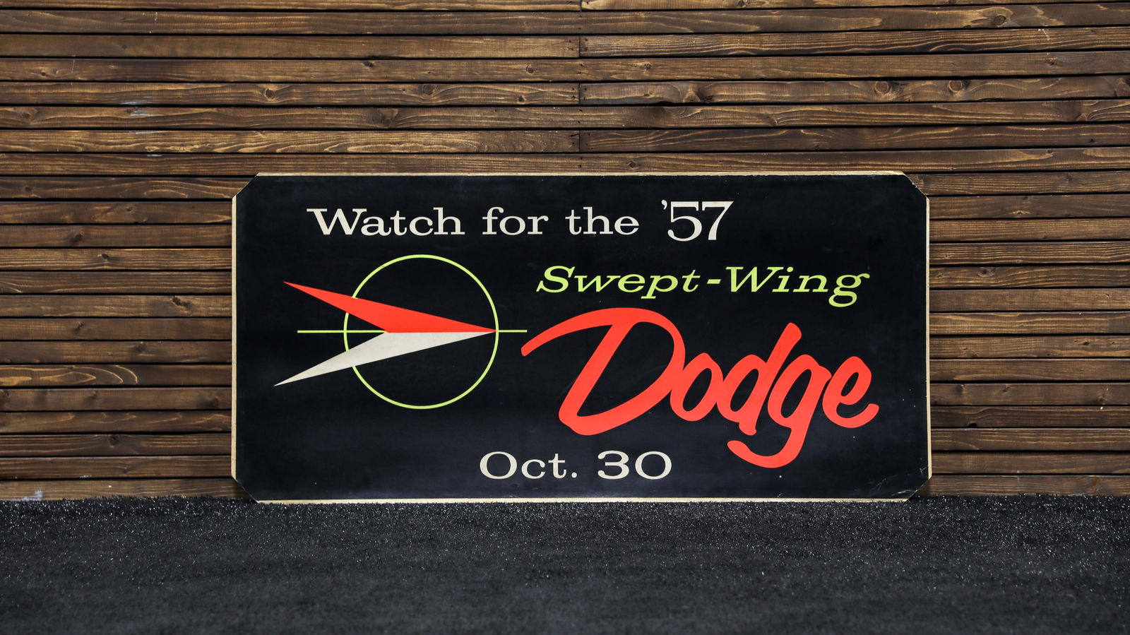 1957 Dodge Introduction Teaser Poster - Cardboard (1 of 3)