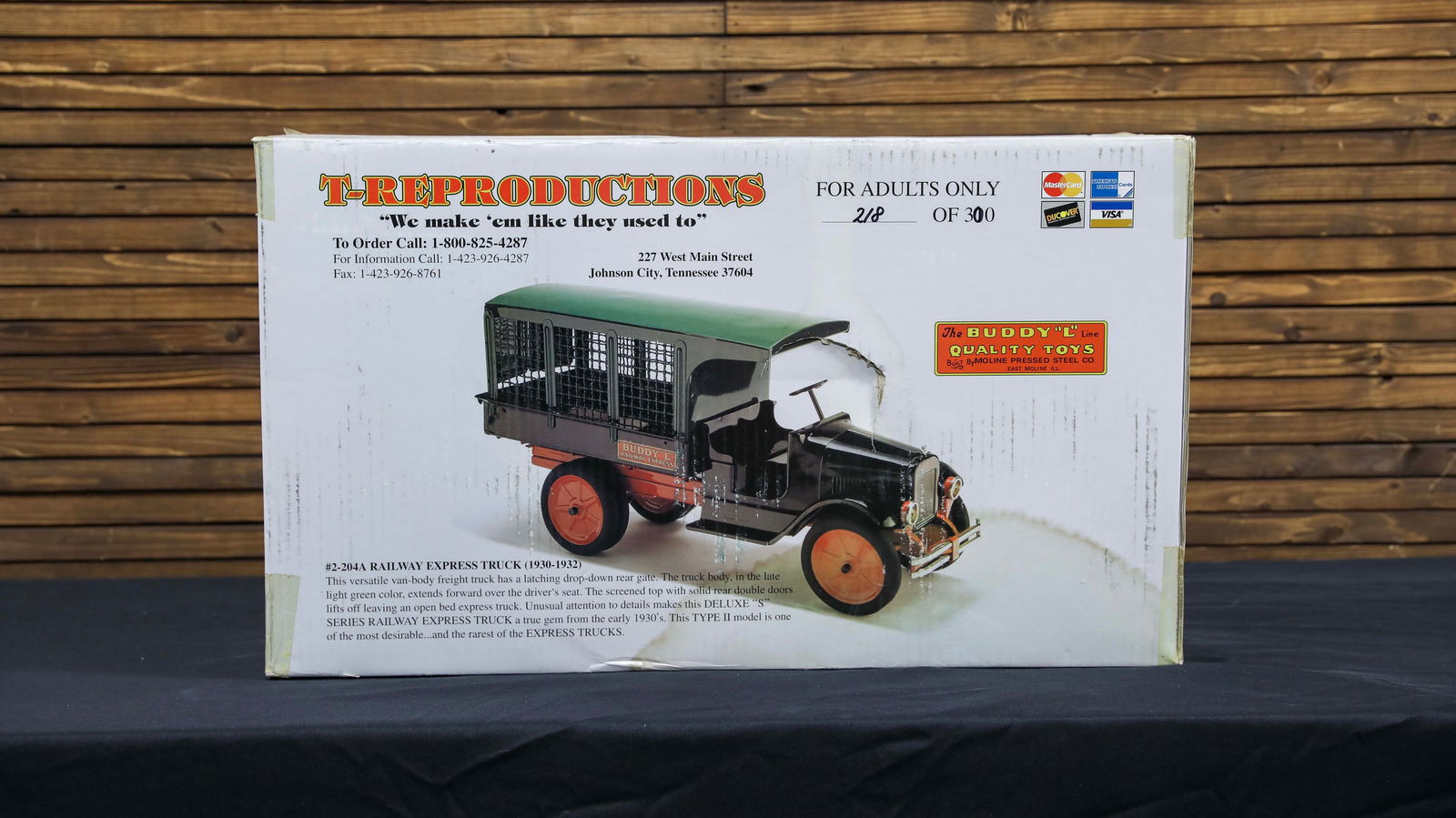 Buddy L Type II Railway Express Pressed Steel Toy Truck by T-Reproductions - New in Box (1 of 7)