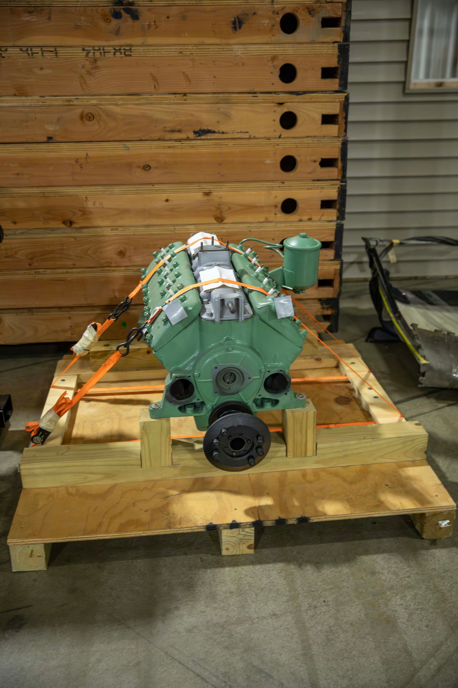 c. 1936 Lincoln Zephyr V-12 Engine (1 of 11)